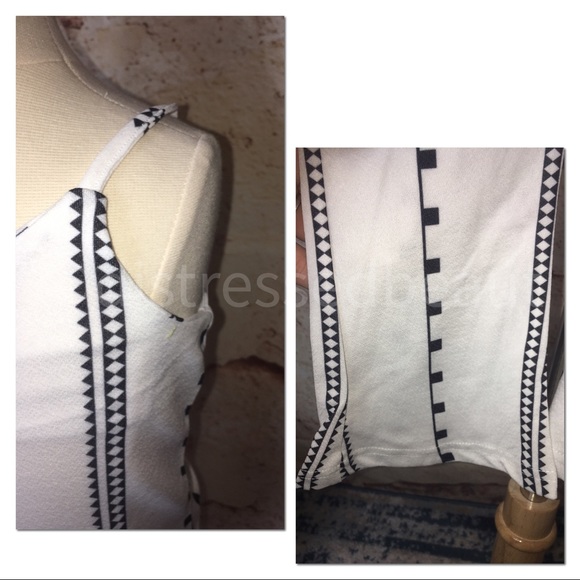 ❌ White Black Retro Barbie 2PC Pant Set - Picture 9 of 16